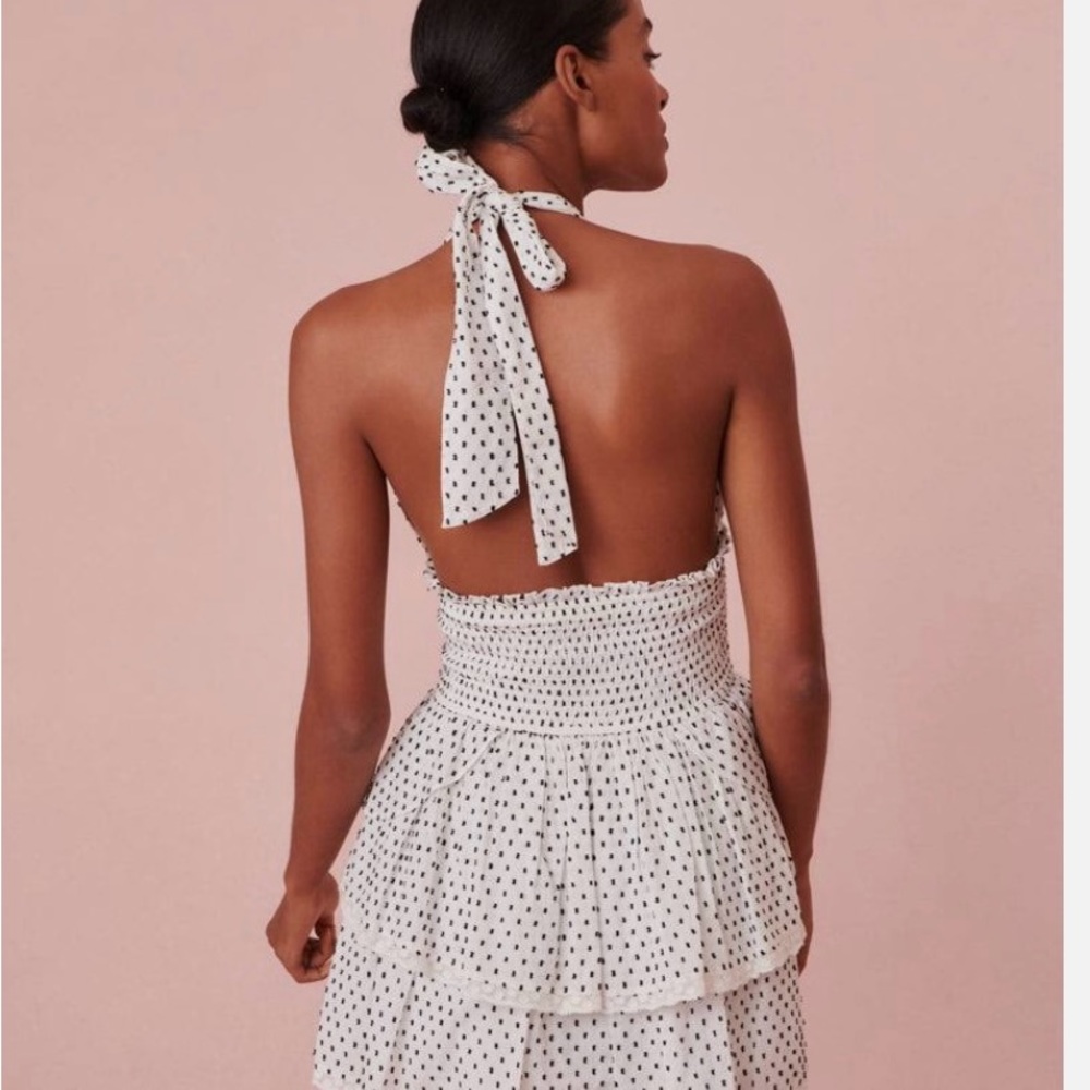 ⭐️⭐️LoveShackFancy Deanna Halter Dress⭐️⭐️ ‼️‼️Price Drop‼️‼️ - Picture 3 of 8